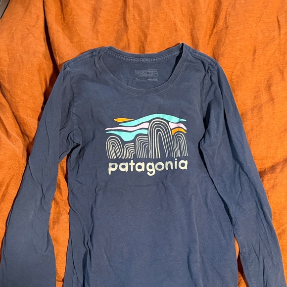Patagonia Other - Patagonia Kids' Navy Long Sleeve Tee